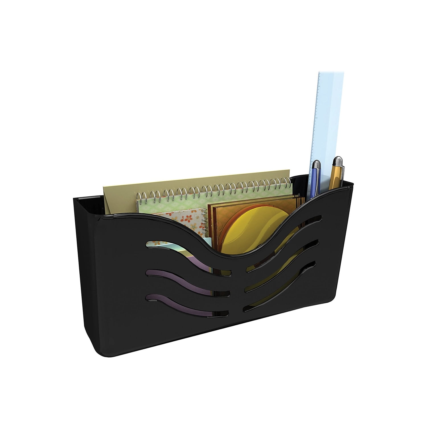 CEP Magnetic Wall File Organizer - Black Document Holder With Magnets For A4 Papers, Holds Up To 2 Kg 1 thumbnail image