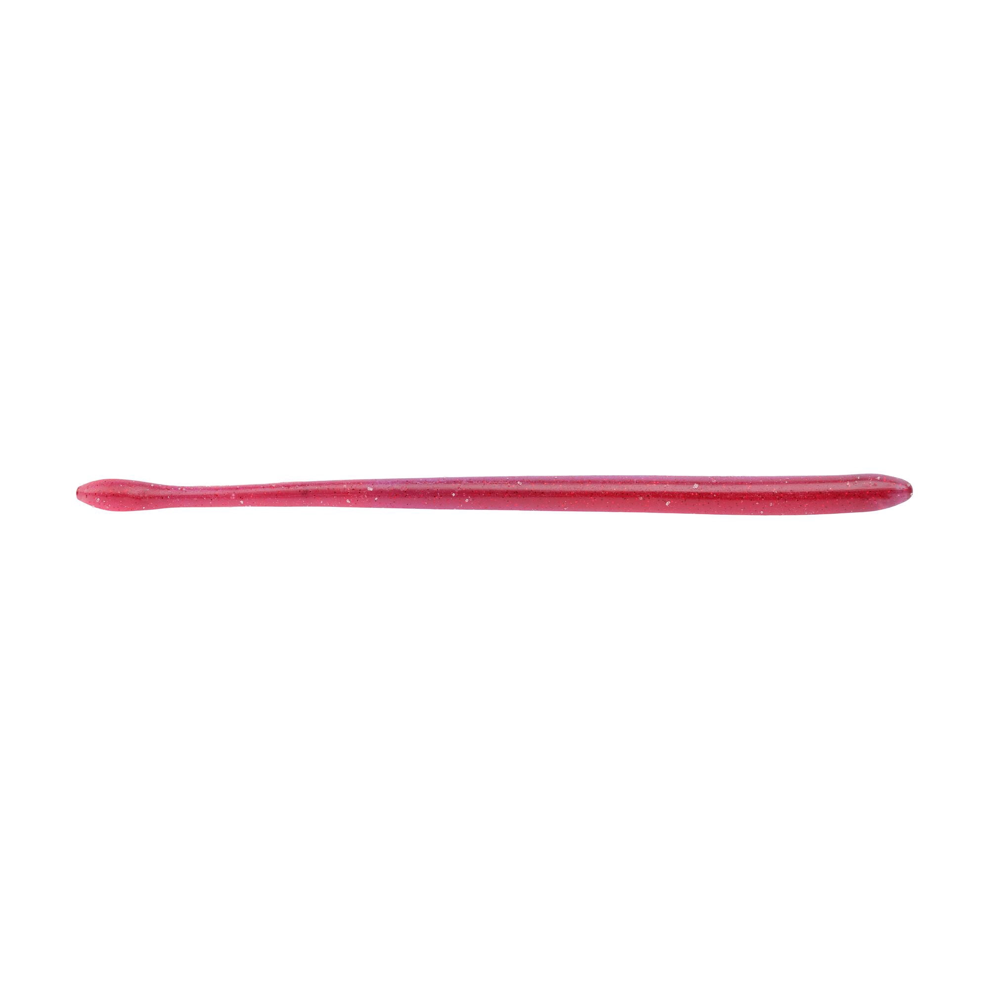 Berkley Lab Series™ Finesse Worm Fishing Soft Bait, 6 in, Morning Dawn Red Flake (10 Count)