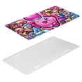 thumbnail image 3 of Kirby Star Allies Poster License Plate Cover Aluminum Novelty Vanity Tag Protection License Plate Tag Sign Decorative 15 X 30CM For Various Car Truck Models, 3 of 6