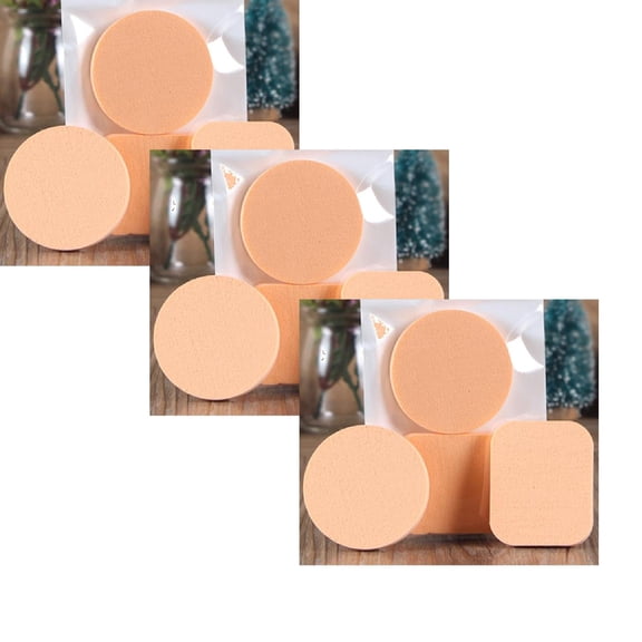 Ularma 2PCS Makeup Foundation Beauty Cosmetic Facial Face Sponge Powder Puff 2PCS Makeup Pads Rounds Not Cotton