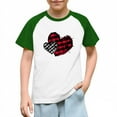 thumbnail image 1 of Blusas y camisas de manga corta con cuello redondo para niños y niñas, blusa de manga corta con estampado de cuello redondo, 1 of 7
