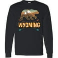 thumbnail image 3 of Inktastic Wyoming Vacation Bear Silhouette Long Sleeve T-Shirt, 3 of 5