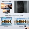 thumbnail image 3 of TOPTRO Projecteur WiFi Bluetooth 5G avec Étui de Transport, Amélioré 8500 Lumens Native 1080P, 3 of 4
