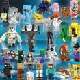 thumbnail image 2 of Paquete de 29 figuras nano de metal de Minecraft, tercera ola, figuras de fundición a presión de 1,65 pulgadas, 2 of 4