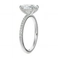 thumbnail image 4 of Cora Jewellery 3.75CT Oval Moissanite Enagagement Ring for Women, 10K White Gold, 4 of 8