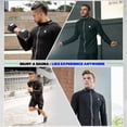 thumbnail image 4 of Chaqueta sauna Kewlioo Pro con cierre y retención de calor, 4 of 6