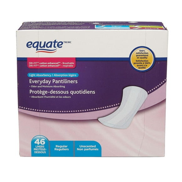 Equate Regular Everyday Pantiliners