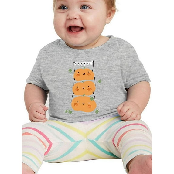 Spooky Funny Pumpkin Stack T-Shirt Infant -Image by Shutterstock, 6 Months