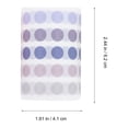 thumbnail image 3 of Shisuyan Dot Design Stickers Assorted Color 4Pcs 2.4X1.6In, 3 of 9