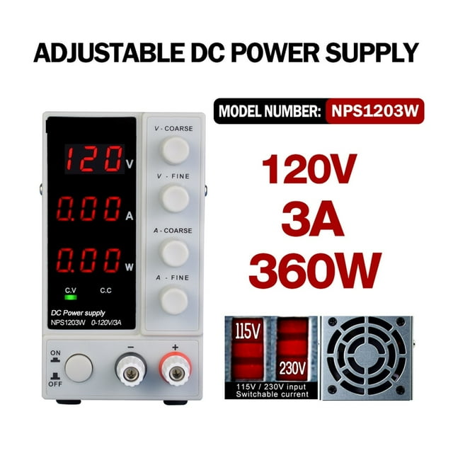 Stabilized Dc Power Supply Adjustable 4 Digit Laboratory Bench Power Source 30v 10a 30v 60v 5a Ac Diy