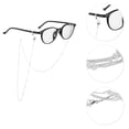 thumbnail image 3 of Unique Bargains 1 Pc Eyeglass Chain Glasses Chain Pearl Pattern 75cm L Silver Tone, 3 of 5