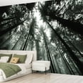thumbnail image 2 of Peel and Stick Wallpaper Waterproof Foggy Tree Wall Mural Decor Self Adhesive and Removable 69in x 98in, 2 of 8