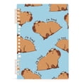 thumbnail image 3 of joogoo Spiral Journal Notebook Capybara Animals College Ruled Notebooks 8.3" x 5.7" 2 PCs, 3 of 8