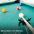 thumbnail image 2 of Retractable Billiard Cue Stick Bridge with Head, Pool Accessory for Table,Bridge Head,Black, 2 of 8