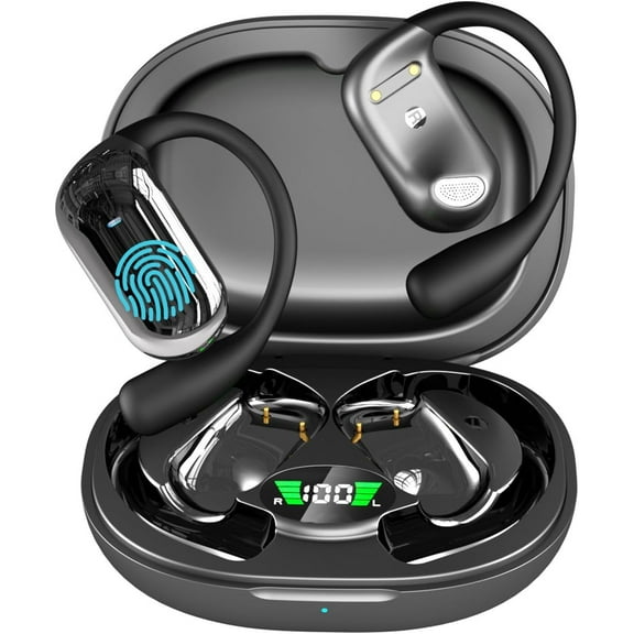 3-in-1 AI Language Translation Earbuds,OWS Wireless Real-Time 144 Languages Translator Headphones with APP for iOS and Android,Two-Way Translator Device for Travel Business Learning