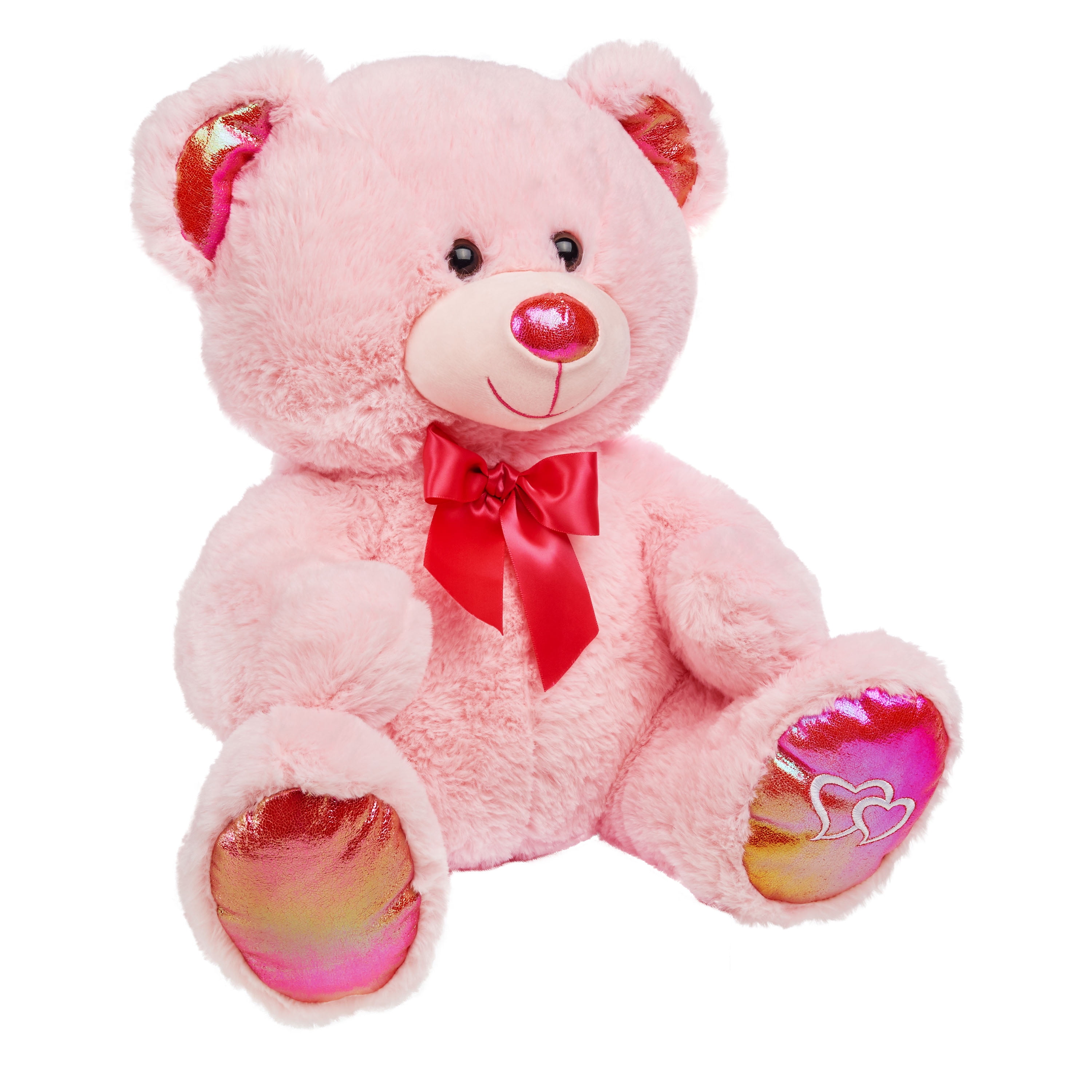 Way To Celebrate Large Plush Pink Bear - Walmart.com