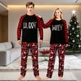 thumbnail image 7 of LuLiaMenton Hubby and Wife Matching Christmas Pajamas Reindeer Plaid Pjs Set, Men 3XL, 7 of 7