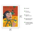 thumbnail image 2 of Self-Portrait - Le Pouldu France - From an Original Color Painting by Paul Gauguin c.1889 - Bamboo Fine Art 290gsm Paper Print (Unframed) 24x32in, 2 of 4