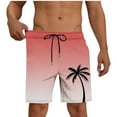 thumbnail image 6 of Oplxuo Mens Swim Trunks with Compression Liner Board Shorts 2 in 1 Quick Dry Beach Swimwear Bathing Suits for Men, 6 of 7