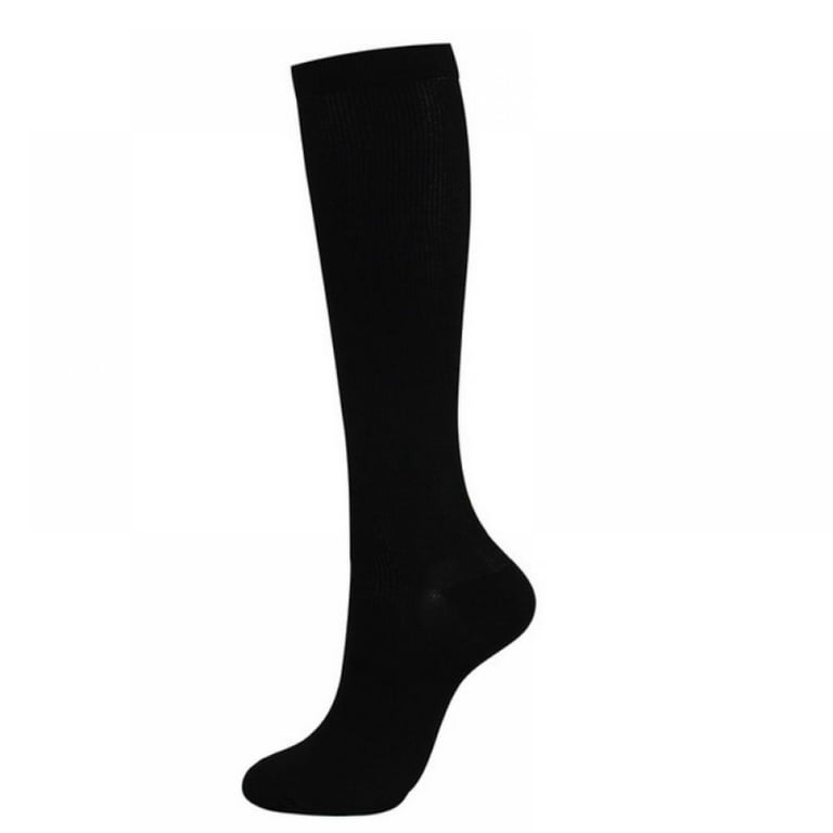 Cheap Compression Stockings Elastic Compression Nylon Sports Socks Leg Pain  Relief Knee High Support Unisex