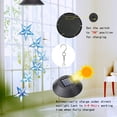 thumbnail image 4 of Campanas de viento, campanas de luz solar, campanillas de viento de colores para decoración al aire libre, decoración de jardín, 4 of 5