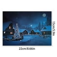 thumbnail image 3 of Hometravel Temperature Changing Christmas Cards, Heat Reactive Holiday Greeting Cards, Magic Reveal Surprise Night Cards with Envelopes for Gift Exchange, 3 of 8