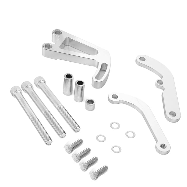 Soporte de la Bomba de Agua de Ong, Aleación de Aluminio de Dirección Asistida Compacta Desig para Motor SBC para 265 283 305 327 350 383 y 400 Motores