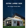 thumbnail image 2 of 13'x20' Carport Heavy Duty, Portable Garage with 4 Roll-up Doors, Ventilative Windows, for Pickups, Bass Boats, and SUVs, 2 of 7