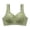 Bras for Women - Green, variant on uvwlwu Women Front Button Floral Lace Wireless Sleep Lounge Bra Wide Cushioned Shoulder Straps Soft Full Molded Cup Stretch Gentle Side Support For Yoga Rest Plus Size Daily Underwear,48