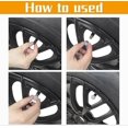 thumbnail image 3 of Car Tire Valve Stem Caps, 4 Pack Handmade Crystal Rhinestone Car Stem Air Caps Cover, 3 of 4