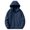 L-Navy2280, variant on CAIVO Men's Cardigan Lightweight Corduroy Hoodie For Casual Outdoor Wear Stylish Comfortable Long Sleeve Hood Autumn Winter Zipper Sweatshirts Versatile Streetwear