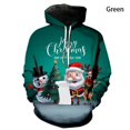 thumbnail image 4 of Sudadera con capucha de Papá Noel para hombre y mujer, con estampado digital 3D, informal, de manga larga, de talla grande, 4 of 5