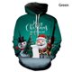 thumbnail image 4 of Sudadera con capucha de Papá Noel para hombre y mujer, con estampado digital 3D, informal, de manga larga, de talla grande, 4 of 5