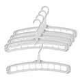 thumbnail image 3 of 5x Colgador de ropa creativo de 9 agujeros gris Sunnimix Armario armario Ahorro de espacio, 3 of 8