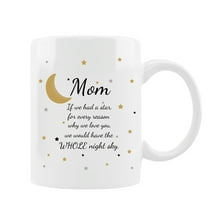 Ceramic Mug Coffee for Mom, Mother's Day, Birthday gift for Mommy from Daughter, Son 11oz
