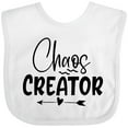 thumbnail image 3 of Inktastic Baby Chaos Creator Design with Heart Arrow Boys or Girls Baby Bib, 3 of 4