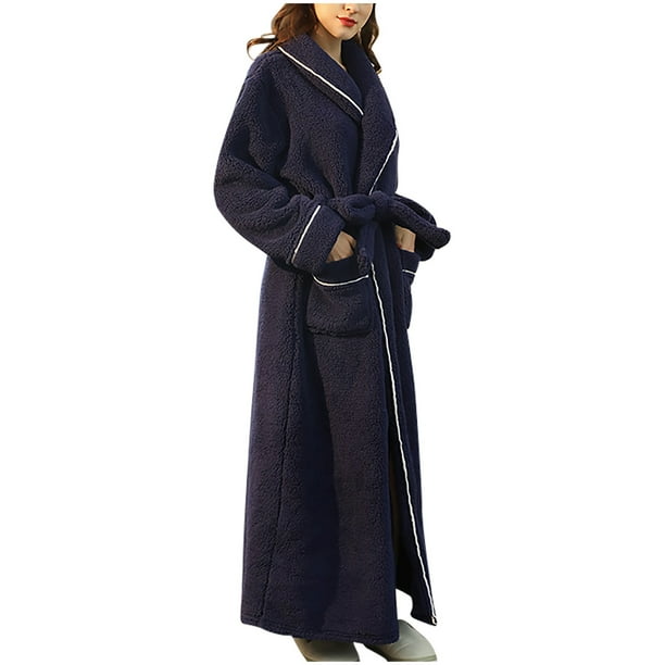 Long Robe Winter Pattern Robe Winter Night