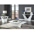 thumbnail image 4 of Furniture of America Avens Contemporary Wood 2-Piece Coffee Table Set in White, 4 of 6