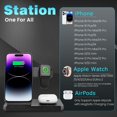 thumbnail image 3 of Estación de carga ROVXEMES Magnetic 3 en 1 para iPhone y Apple Watch, 3 of 7