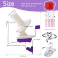 thumbnail image 2 of Yarn Ball Winder Rigo Hand Purple con accesorios, 2 of 6