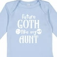 thumbnail image 4 of Inktastic Future Goth Like My Aunt with Skulls Boys or Girls Long Sleeve Baby Bodysuit, 4 of 5