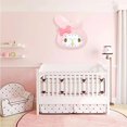 thumbnail image 4 of Animation peripheral cartoon cute kawaii My melody bedroom wall clock creative silent sweep second clock, 4 of 12