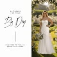 thumbnail image 2 of David’s Bridal, The Edit by DB Studio Women's Strapless Beaded Lace Mermaid Wedding Dress, Full Length, Tulle, 2 of 6