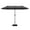 Grey, variant on Gymax 13FT Double-sided Patio Umbrella w/ Crank Handle Umbrella Base Safety Lock Tan