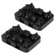 thumbnail image 5 of Molde para cubitos de hielo en forma de calavera de Halloween de silicona con 6 rejillas, utensilios de cocina para hacer bandejas, 2 uds., 5 of 14