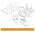 thumbnail image 4 of Right Inner Sun Visor Hook Retainer EGP000040VAE Replacement Strong Fixing For Land Rover Range Rover L322 2003-2012, 4 of 4