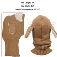 thumbnail image 6 of Baby Girls Boys Winter Hat Scarf Earflap Hoodie Scarves Skull Caps, 6 of 6
