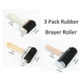 thumbnail image 5 of 3 Pack Rubber-Roller Brayer Rollers 1.4/2.4/4 Inch Art Craft Roller for Printmaking,Ink,Wallpapers Stamping Gluing Tools, 5 of 8