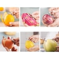 thumbnail image 3 of Orange Peeler, 4 pcs 2-pack Stainless Steel Orange Peeler Tool Portable Kitchen Gadget for Lemon and Shaddock Fruit Peeler, 3 of 4