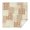 Pioneer Flower Floral-1, variant on Pioneer Flower Floral Print Pattern Square Tablecloth,Waterproof Square Table Cover,Wipeable Spillproof Washable Table Cover for Home Kitchen Party Decor 42"X42"(107x107cm)